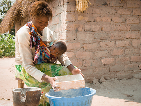 A child bride in rural Zambia
