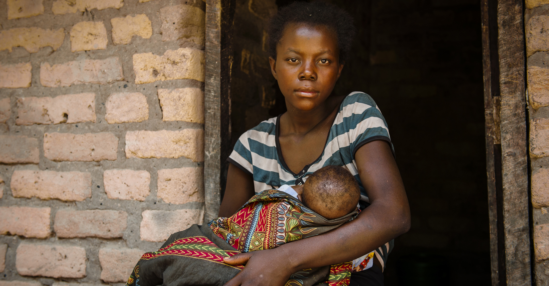Mary (not her real name), 15, was a child bride. Now she is a widow and single mother. (Photo: Eliza Powell/Camfed)