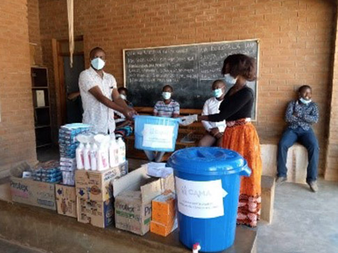 A CAMFED Association donation in Malawi
