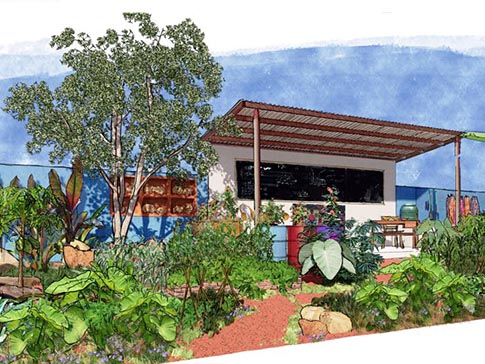 Design for the CAMFED Garden at the Chelsea Flower Show