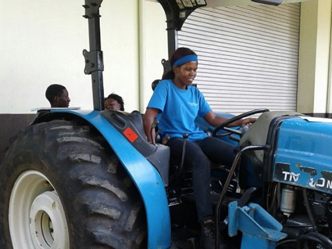Forget operating a tractor whilst at EARTH University Forget operating a tractor whilst at EARTH University