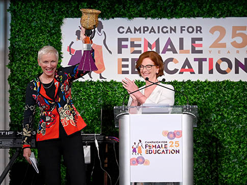 Annie Lennox and Julia Gillard Annie Lennox and Julia Gillard