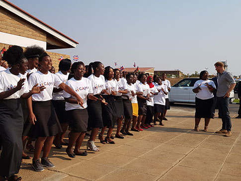 CAMA Malawi welcomes Prince Harry CAMA Malawi welcomes Prince Harry