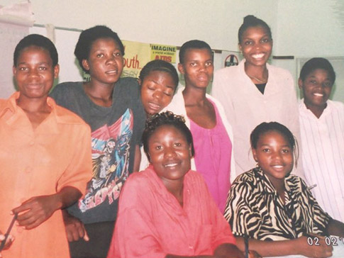 Faith with other CAMA members in 2002