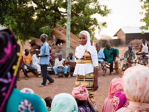 Camfed alumna Hawa, now a District Assemblyperson Camfed alumna Hawa, now a District Assemblyperson