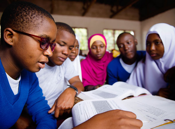 Camfed life skills lessons in rural Tanzania