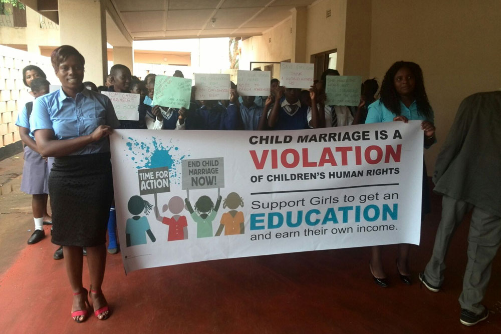 CAMA members advocate against child marriage