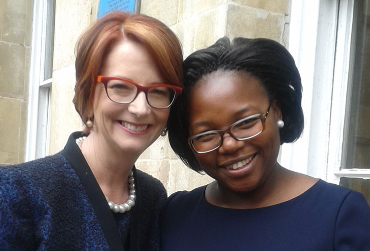 Julia Gillard speaks highly of Camfed’s model for girls’ education