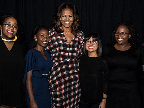 CAMA leaders with Michelle Obama